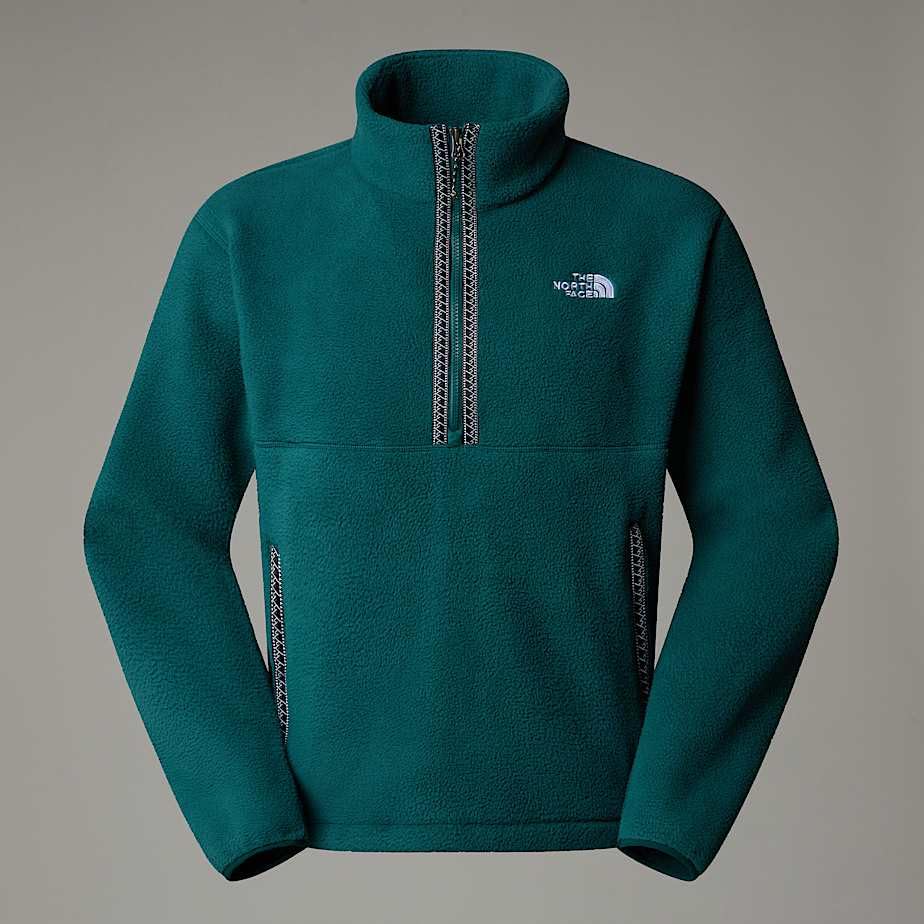 THE NORTH FACE NF0A88XR6GI M TNF FLEESKI 1/4 Zip PO Sweatshirt Hombre Deep Nori Tamaño L