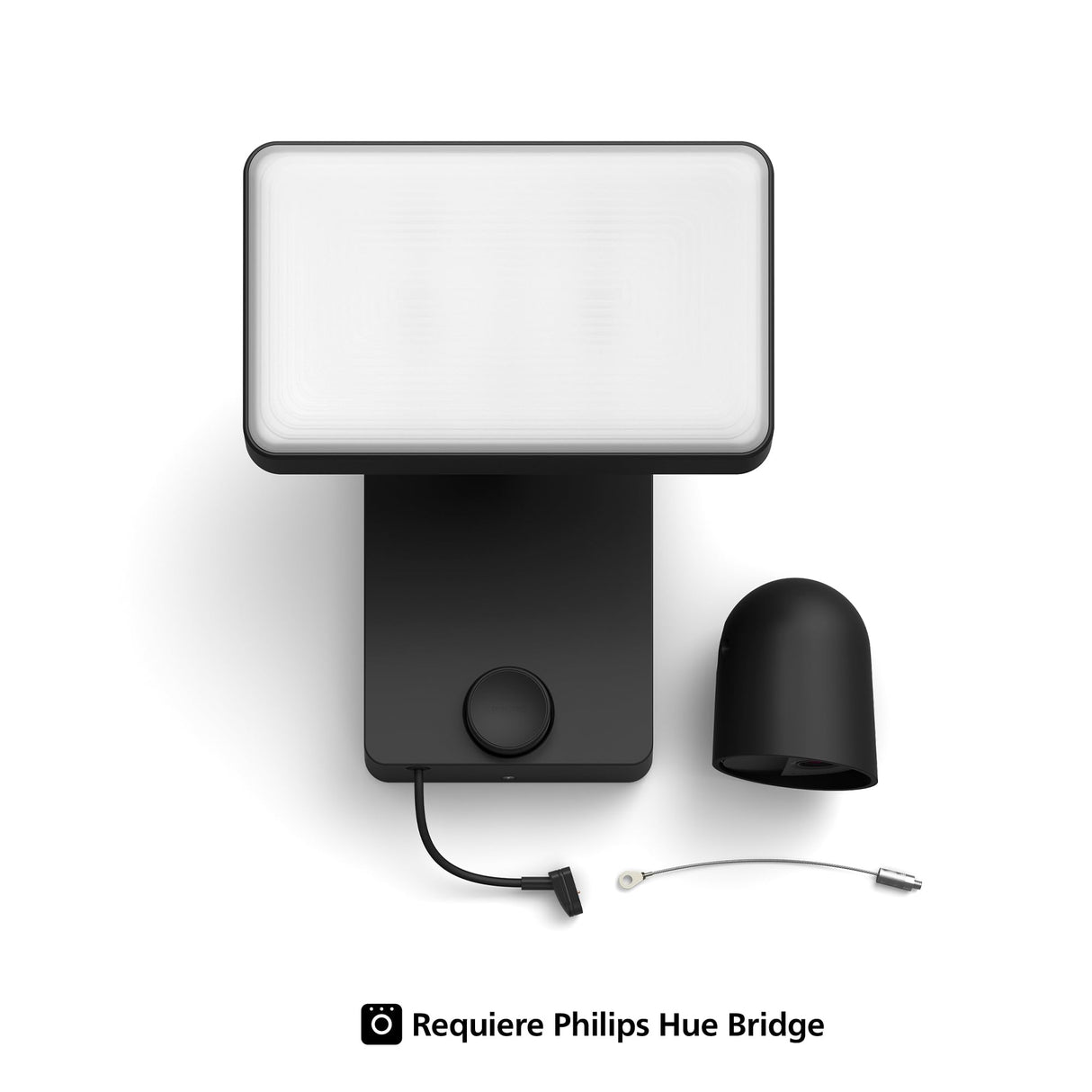 Philips Hue Secure - Cámara de Vídeo Vigilancia con Foco LED, resolución 1080p, Ideal para Exterior, fácil instalación, Audio bidireccional, Funciona con App