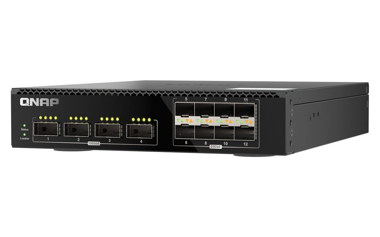 QSW-M7308R-4X Switch administrado de Alta Velocidad con Cuatro Puertos QSFP28 de 100 GbE y Ocho Puertos SFP28 de 25 GbE