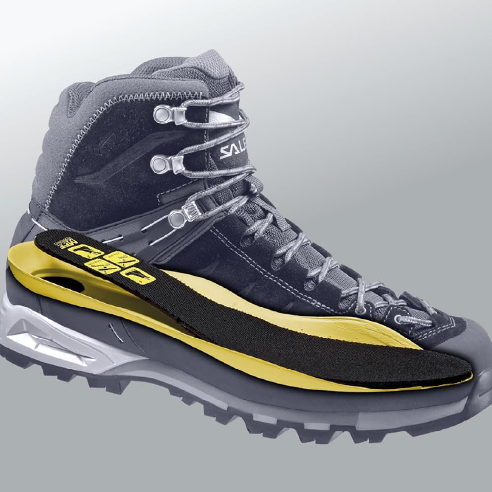 SALEWA MS ALP TRAINER MID GTX, Botas de senderismo Hombre, Onyx Pale Frog, 40.5 EU
