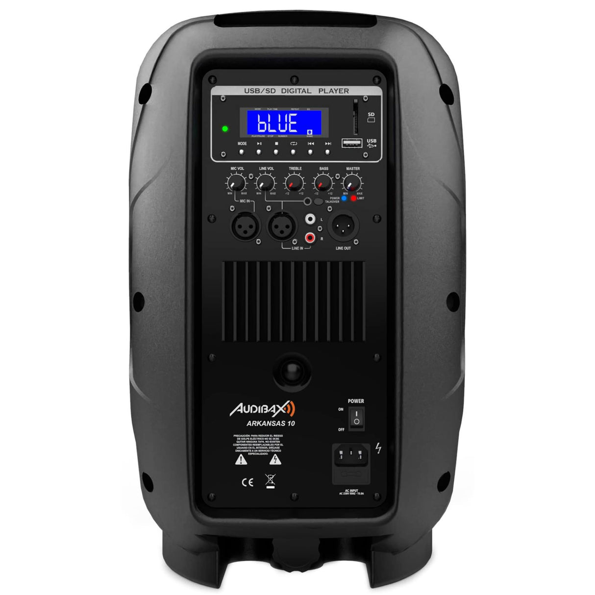 Audibax Arkansas 10 Altavoz Profesional Bluetooth 10 USB, 400 Watios