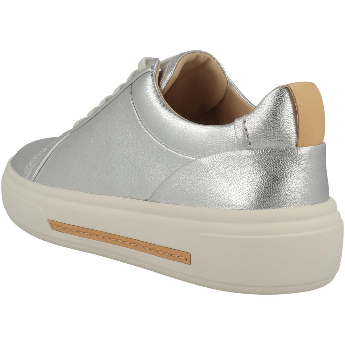 Clarks 261763084, Zapatillas Mujer, Off White Lea, 42 EU