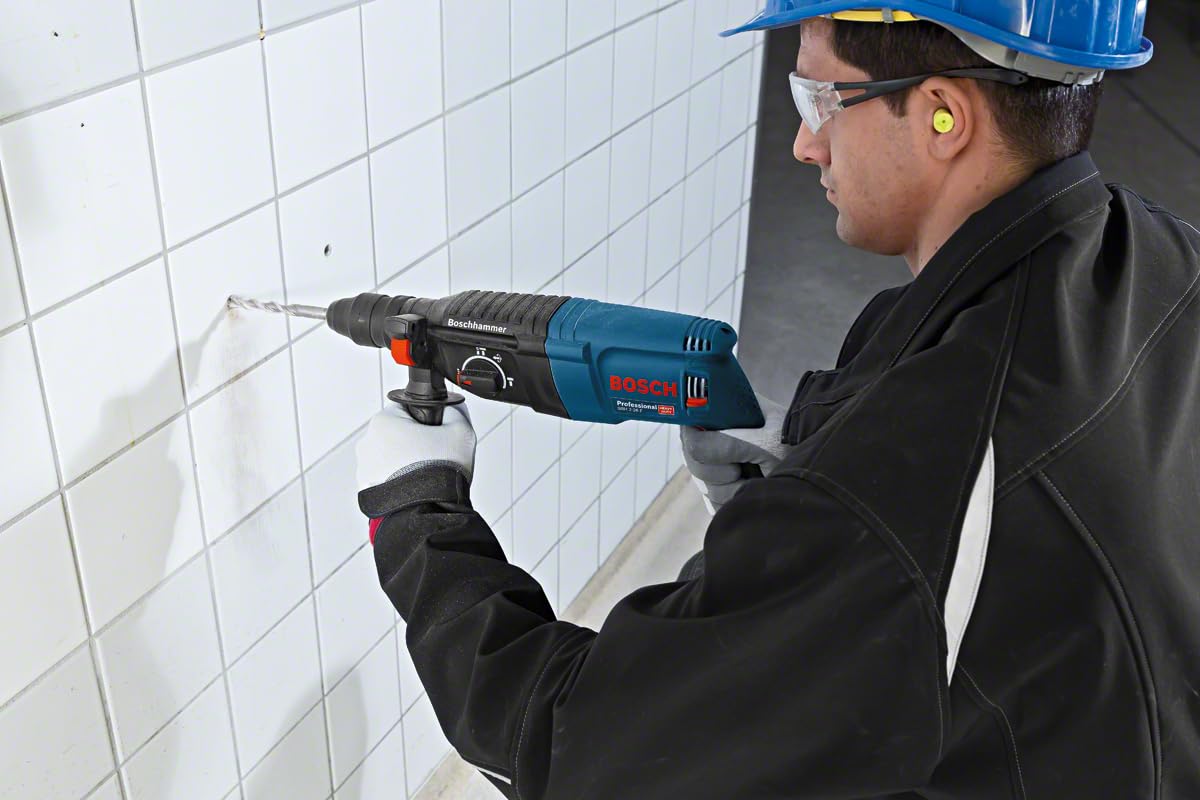 Bosch Professional GBH 2-26 F - Martillo perforador (2,7 J, Ø máx. hormigón 26 mm, SDS plus + cilíndrico, en maletín) [Clase de eficiencia energética B]