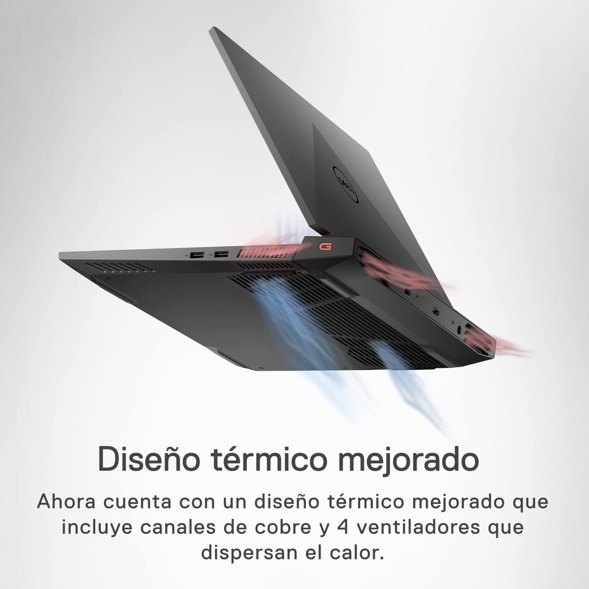 DELL G15 5511- Ordenador Portátil Gaming de 15.6'' FullHD 120Hz (Intel Core i5-11260H, 8GB RAM, 512GB SSD, NVIDIA GeForce RTX 3050, Ubuntu Linux) Negro - Teclado retroiluminado QWERTY español