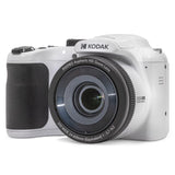 KODAK Pixpro Astro Zoom AZ255 - Cámara Digital Bridge 16 MP, Zoom Optico 25X, Video HD 1080p, Gran Angular 24 mm, Estabilizador Optico de Imagen, Pantalla LCD 3", Pilas AA - Blanco