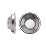 LELIT Portafiltro de 2 Vías LELIT58 - Pico Doble - Incluye Filtros de Acero Inoxidable - Mango de Madera - PLA582B - Plata/Madera de Nogal Negro