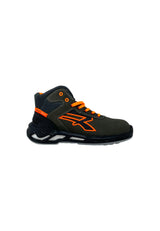 U Power - Baskets de sécurité hautes Avec renfort Anti-Shock Jordan - Usage général - ESD S3 Ci SRC 42 Gris/Orange