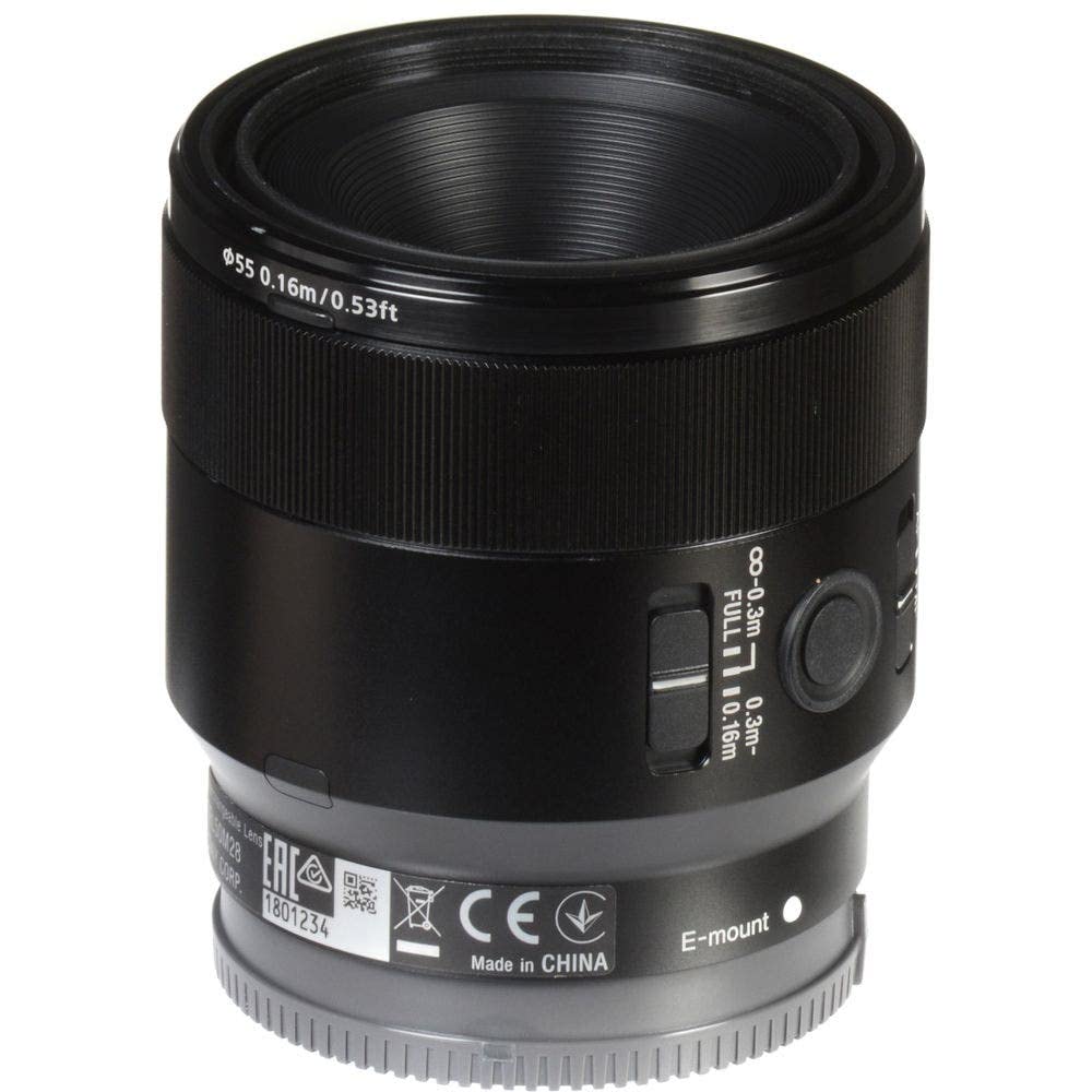 Sony SEL50M28.SYX - Lente Prime Macro Montura E de 55mm F2,8 Negro