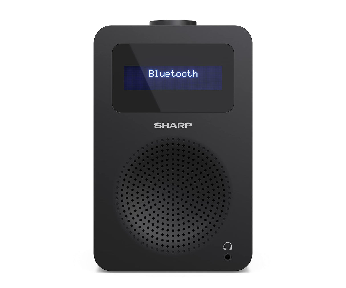 SharpDR-430(BK) Radio Digital sobremesa Tokyo - Radio Dab+, Dab y FM con RDS, BT 5.0, Alimentación USB, Mini Jack, Antena telescópica, búsqueda automatica, Hora y Fecha Auto, Alarma, 5w, Negro