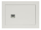 ARREGUI Ideal 5 271350 Caja Fuerte de Empotrar a Pared con Cerradura de Llave | Caja de Seguridad para Casa y Hogar | Fácil de Usar | 30 x 41 x 20 cm | 17 L