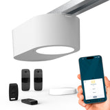 Somfy 1246483 - Serenia 700 io Connect - Motorización para puerta de garaje, motor puerta de garaje para puertas máx. 2,35 m H y 3 m L, fabricado en Francia, compatible con TaHoma
