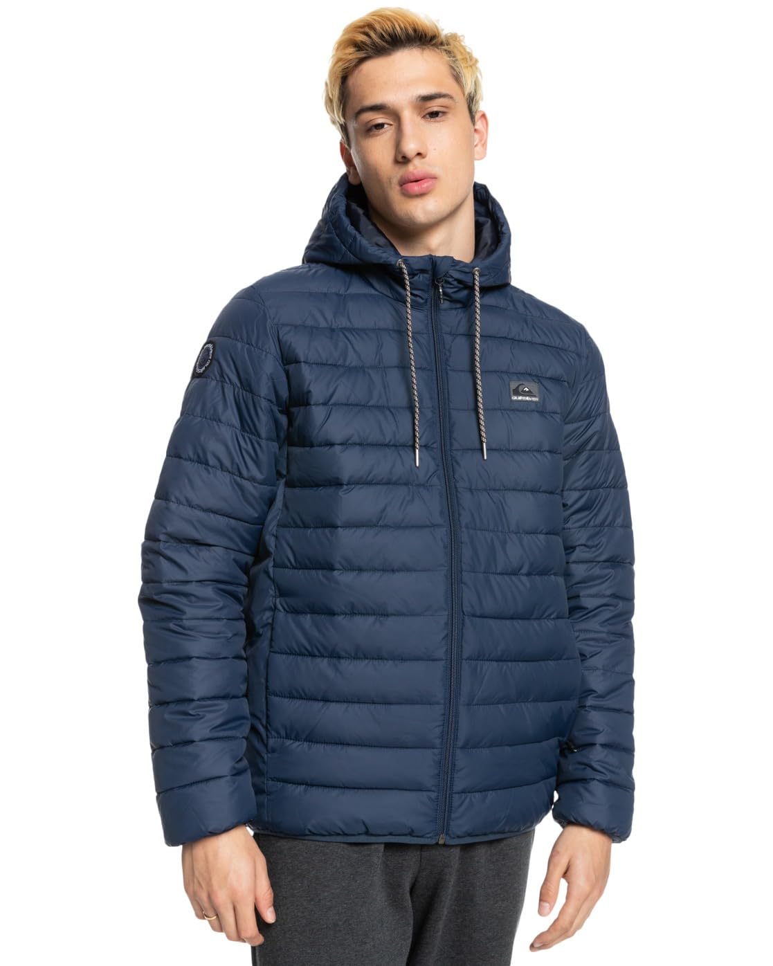 Quiksilver - Chaqueta Acolchada - Hombre - M - Negro