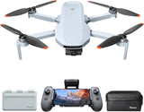 Potensic ATOM 2 Dron con Cámara para Adultos, Video 4K/Foto 8K, <249g, Gimbal 3 Ejes, Transmisión 10KM, Seguimiento AI, Grabación Vertical, AI Noche Shot, QuickShots, 96 Min de Vuelo Fly More Combo