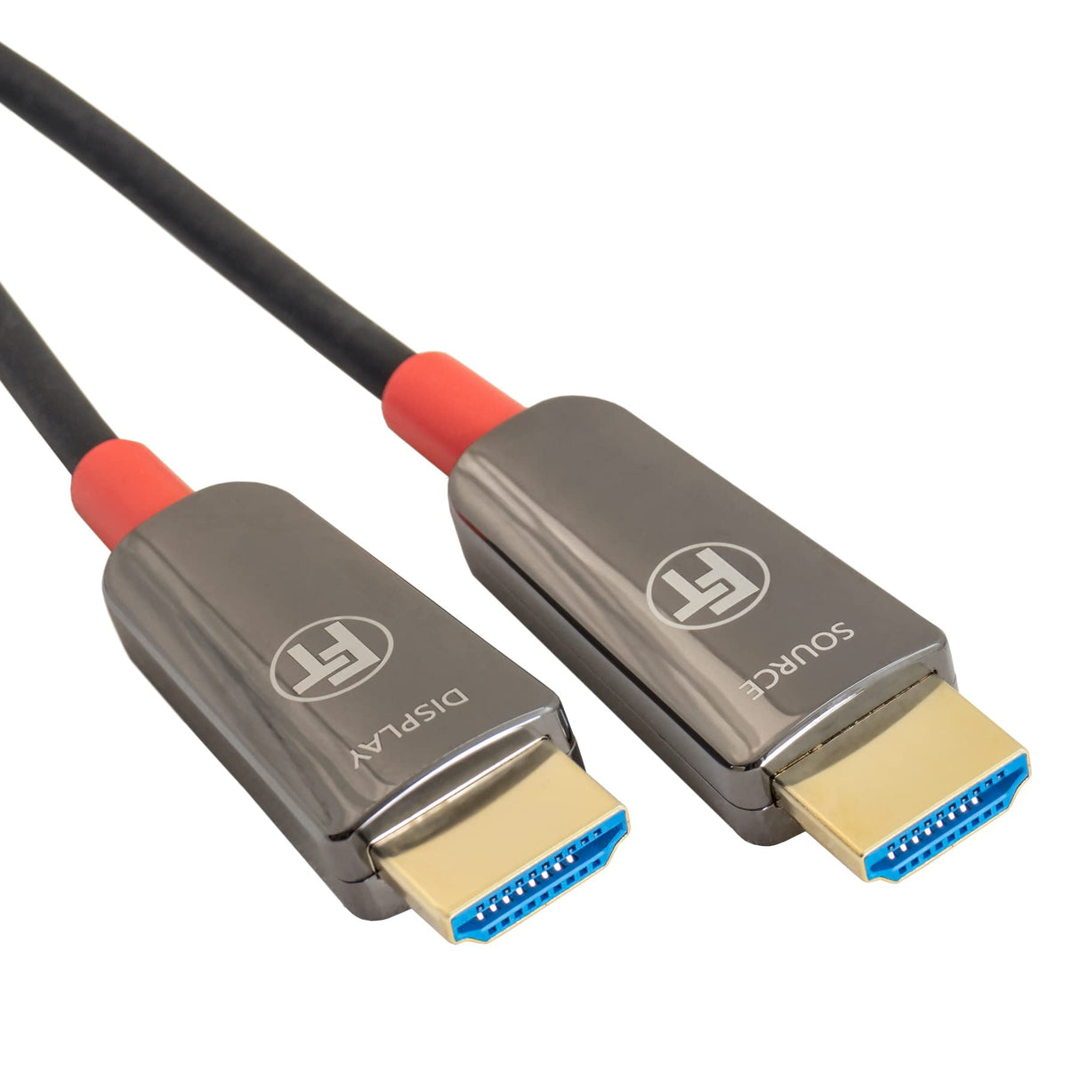 FeinTech 8K HDMI - Cable de fibra óptica (20 m, 4 K, 120 Hz, 1440 p, 144 Hz, para juegos HDMI 2.1, PS5, Xbox PC, TV, 48 Gbps, compatible con eARC, CEC, VRR, HDR, Dolby Atmos, 3D, VMI90200)