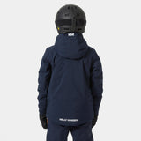 Helly Hansen W Snowplay Jacket, Chaqueta De Pluma Para Acampada Y Marcha Niño Unisex Youth, Azul (Blue), 10 Años