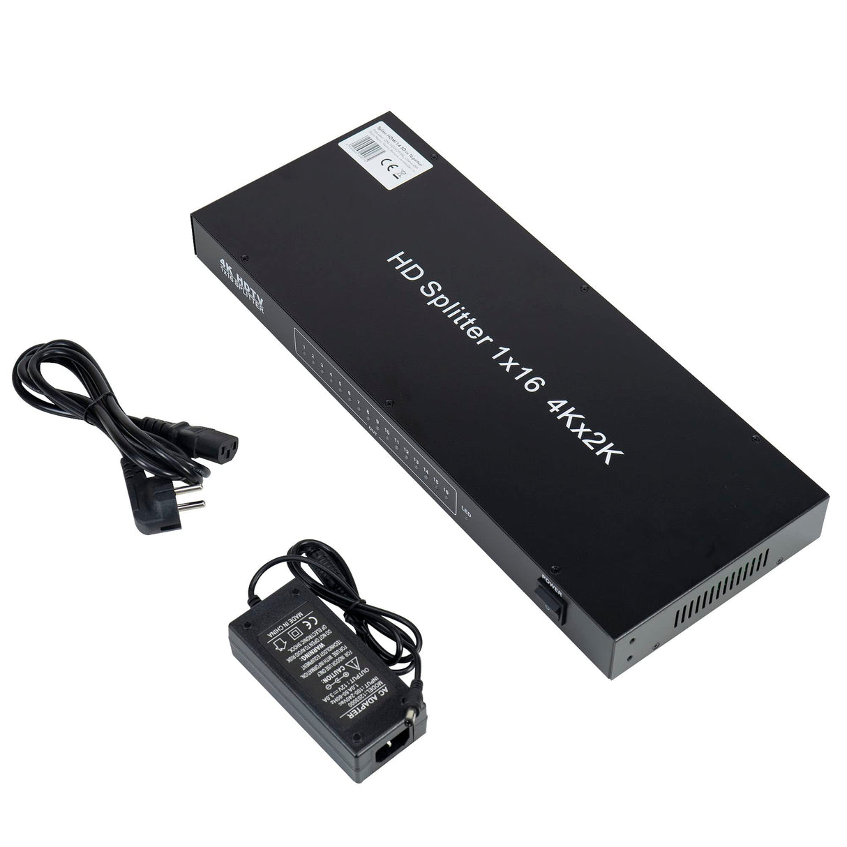 PNI HDMI Splitter 1.3 3D, 1 x 16 16 Puertos HDMI 1080p, Negro