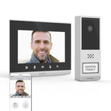 EXTEL 720321 - Videoportero conectado - inalámbrico, de largo alcance 350 metros - Wave 2, color negro
