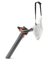 Husqvarna 125BVx - Soplador y aspirador de hojas a gasolina (4,35 kg) Negro, Naranja