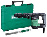 HiKOKI Martillo Demoledor SDS-Max - 950 W, 7.1 J Energía de Impacto - Mango Antivibración, Ergonómico, 12 Ángulos de Cincel, Cable de 4m, Ligero 5.2 kg - Herramienta Profesional para Rápidos Avances