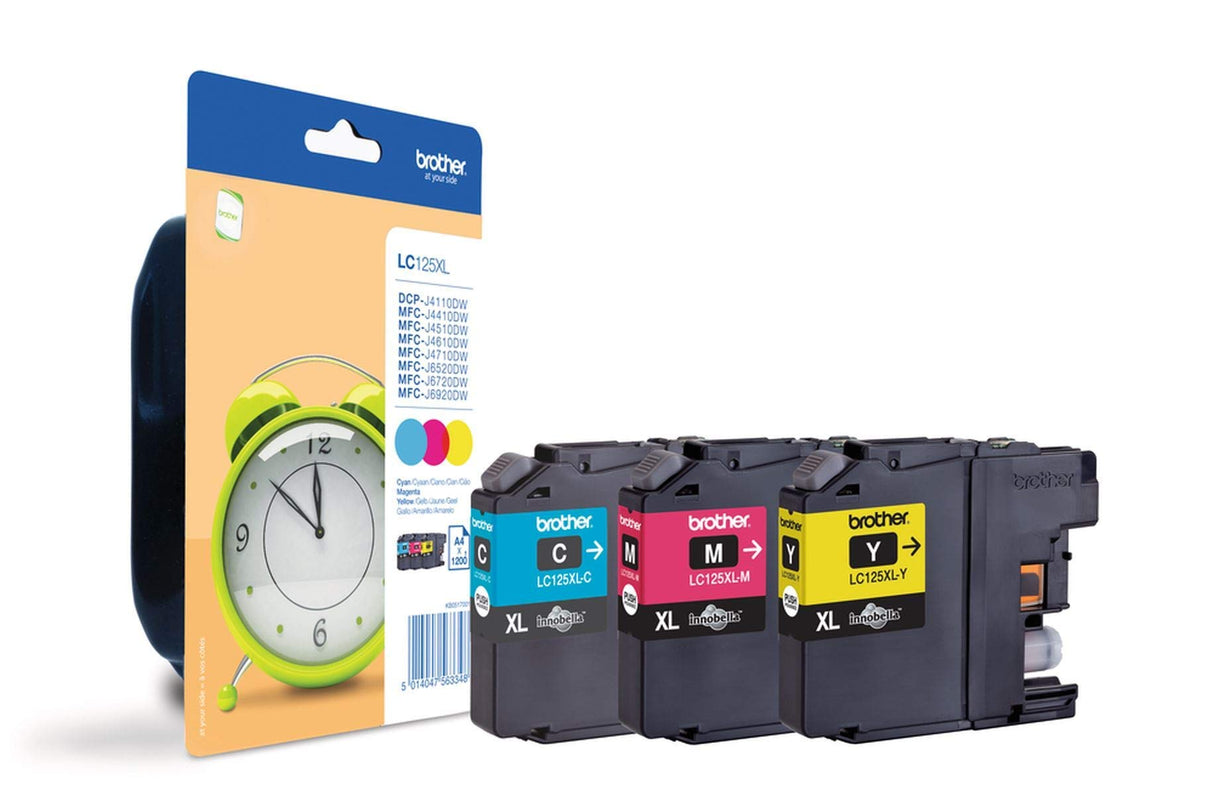 Brother LC-125XLRBWBP cartucho de tinta - Cartucho de tinta para impresoras