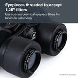Celestron 72035 SkyMaster Pro ED 20x80: prismáticos astronómicos con Vidrio ED y Gran Apertura para Grandes distancias, Revestimiento XLT múltiple Completo, Adaptador para trípode y Estuche