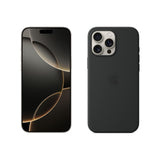Apple iPhone 16 Pro MAX (512 GB) - Titanio Natural + Funda de Silicona con MagSafe - Negro