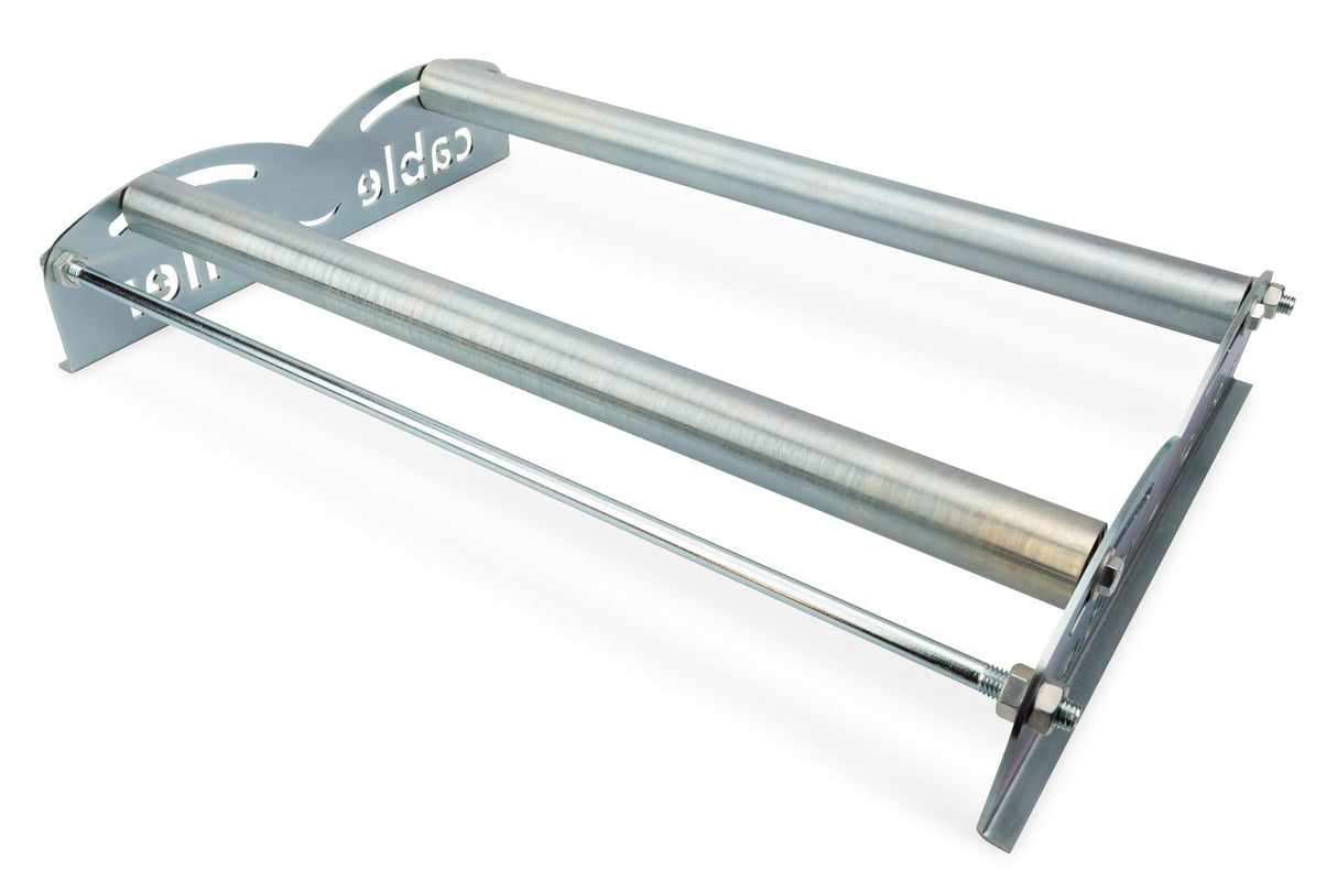 DIGITUS Desbobinador de bobinas de Cable - Desbobinador para Cables de instalación de Red - Capacidad de Carga 150 kg - Ancho máx. de Bobina 540 mm - Rodillos de Soporte Regulables - 600x400x100 mm
