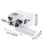 VEVOR Máquina Pelacables Eléctrica, Máquina Pelacables Automática SWT508-JE Controlada por Microcomputadora Pantalla LCD para procesar cables incluyendo PVC/Teflón/Cables de Silicona