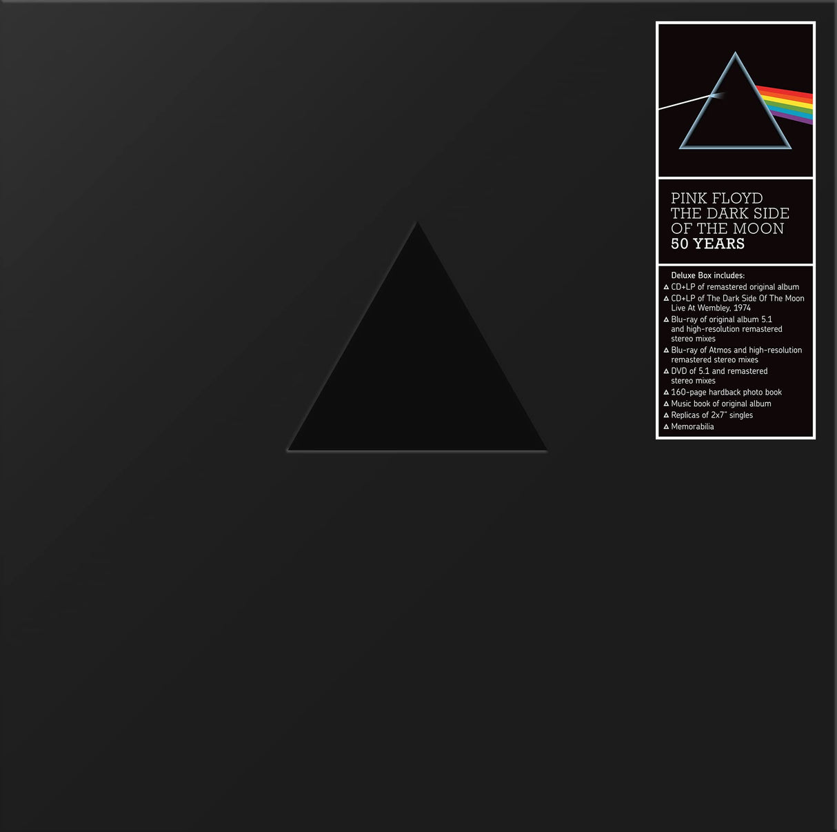 Pink Floyd - The Dark Side Of The Moon (50th Anniversary) (BOX 2 LP + 2 CD + DVD +2 BluRay + 2 Libros + 2 Singles 7") [Vinilo]