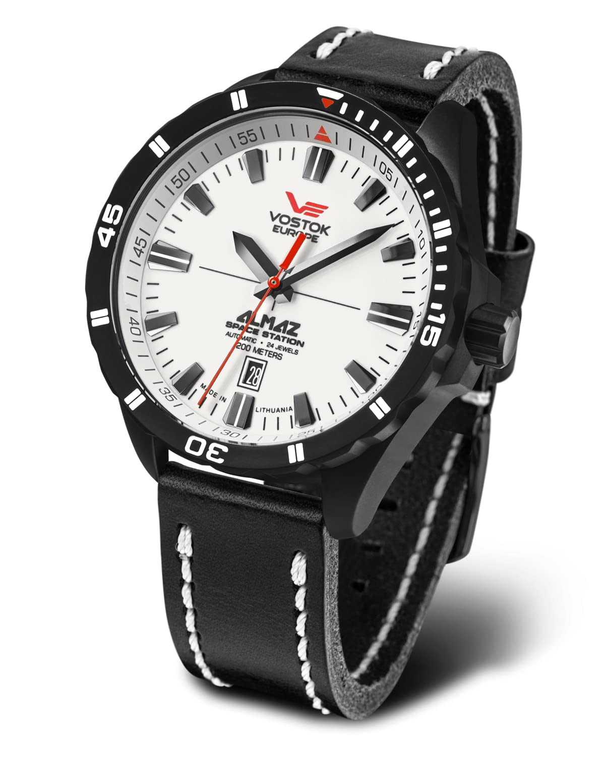 Vostok Europe Reloj Analógico para Hombres de Automático con Correa en Cuero NH35-320C680