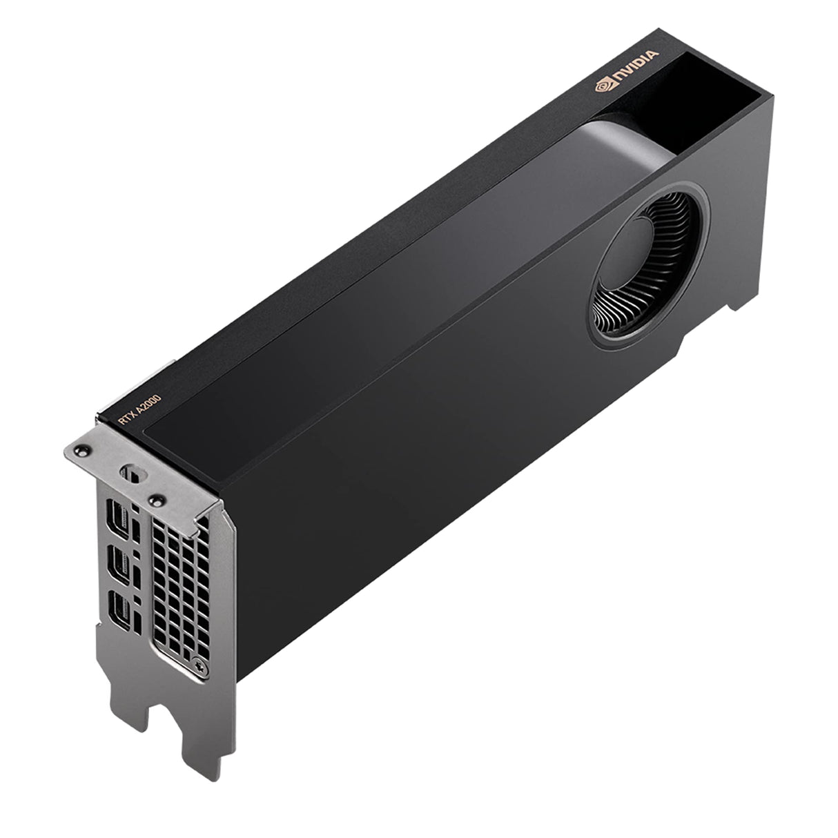 PNY Tarjeta gráfica Profesional Quadro RTX A2000 12 GB, GDDR6 de 12 GB, PCI Express 4.0 x16, Ranura Dual, 4X MiniDisplayPort, Compatible con 8K, Ventilador Activo ultrasilencioso