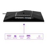 AOC AG276QSG2 27 Pulgadas WQHD Monitor 360Hz, Fast IPS Panel, 0.3ms MPRT, Adaptive Sync, HDR10, G-Sync Compatible, Ajuste de Altura, Altavoces, (2560x1440 HDMI 3X 2.1 TMDS DP 1x 1.4 USB Hub) Negro