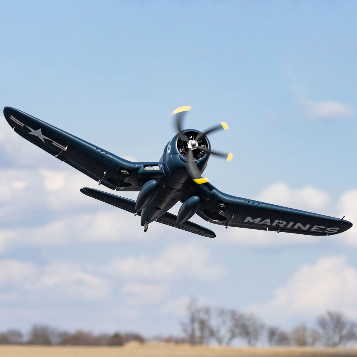 E-Flite F4U-4 Corsair 1.2m BNF Basic with AS3X and Safe Select