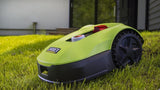 Orbex Cortacésped robótico S900G/Cortacésped de batería autopropulsado/Conexión Bluetooth y WiFi/con Sensor de Lluvia, Sensor de elevación y Sensor de inclinación/Área de césped 900 m²