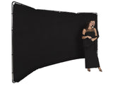 Manfrotto LLLB7621 - Fondo panorámico (4 x 2.35 m) Negro