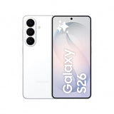 Samsung Galaxy S26, 256GB, Teléfono Móvil con Galaxy AI, Cámara 50MP, 12GB RAM, Batería 4300mAh, Garantía del Fabricante 3 Años + 1 Año Extra, Color Blanco (Versión Española)