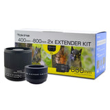Tokina SZX-400mm + Extender 2X Micro 4/3 Mount, Negro