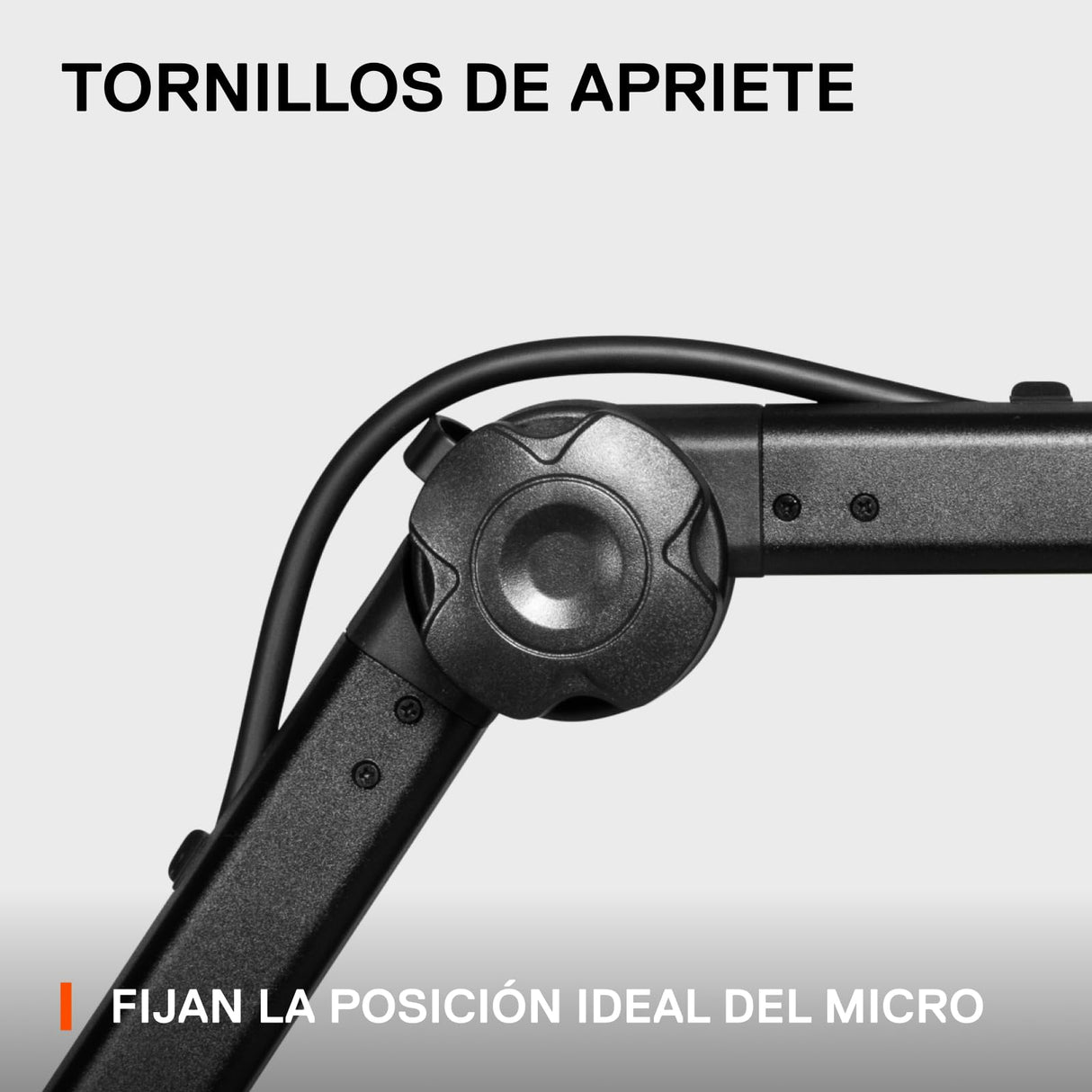 SteelSeries Alias/Alias Pro brazo de soporte — para gaming, streaming y podcast — rotación de 360° — pinza para escritorios — con diseño de tijeras plegables — adaptadores de 3/8" y 5/8"