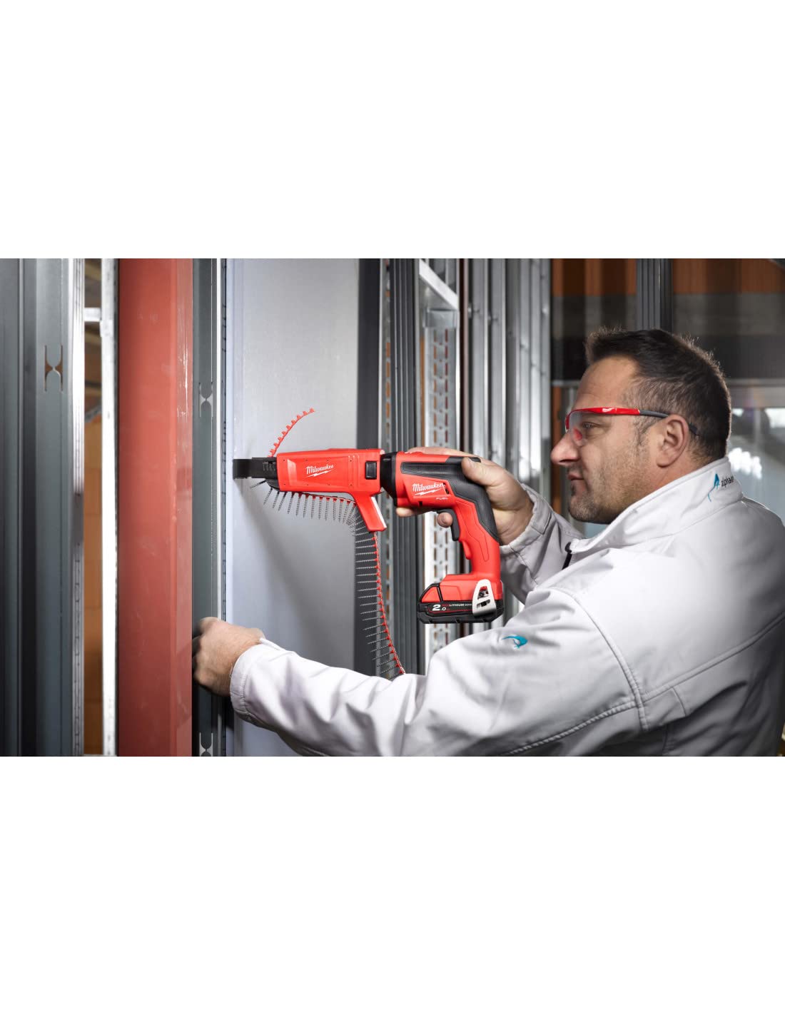Milwaukee M18 FSGC-202X 4500RPM 18V Ión de litio Negro, Rojo atornillador inalámbrico - Destornillador (18 V, Ión de litio, 2 kg)