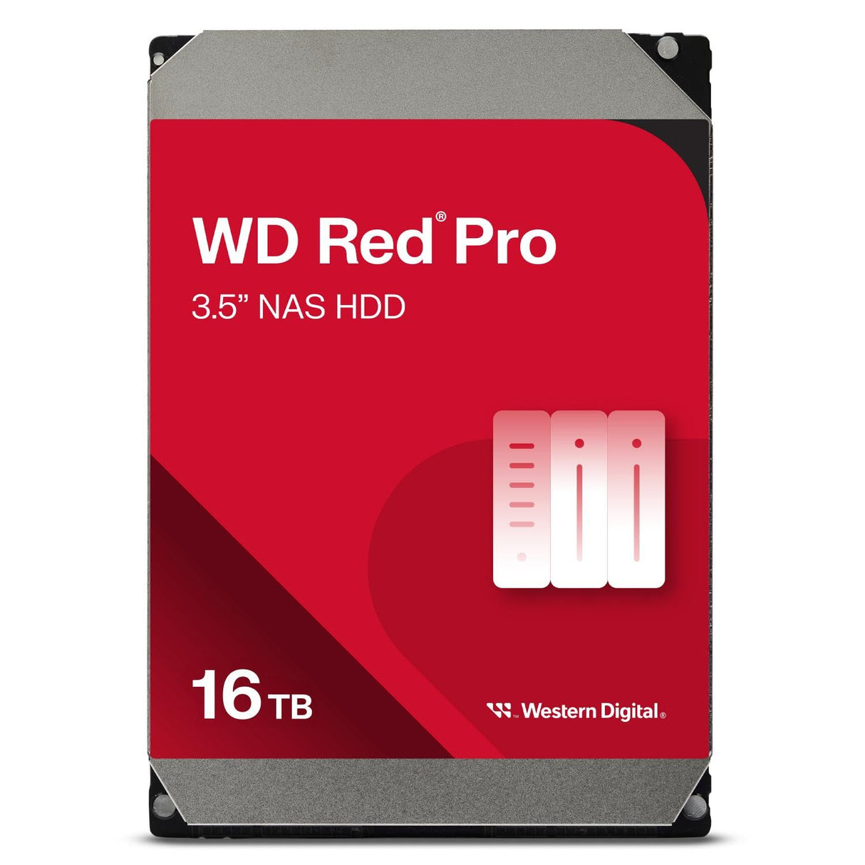 WD Red Pro 16TB NAS Disco Duro Interno 3,5" – 7200 RPM Clase, SATA 6Gb/s, CMR, 512MB Caché