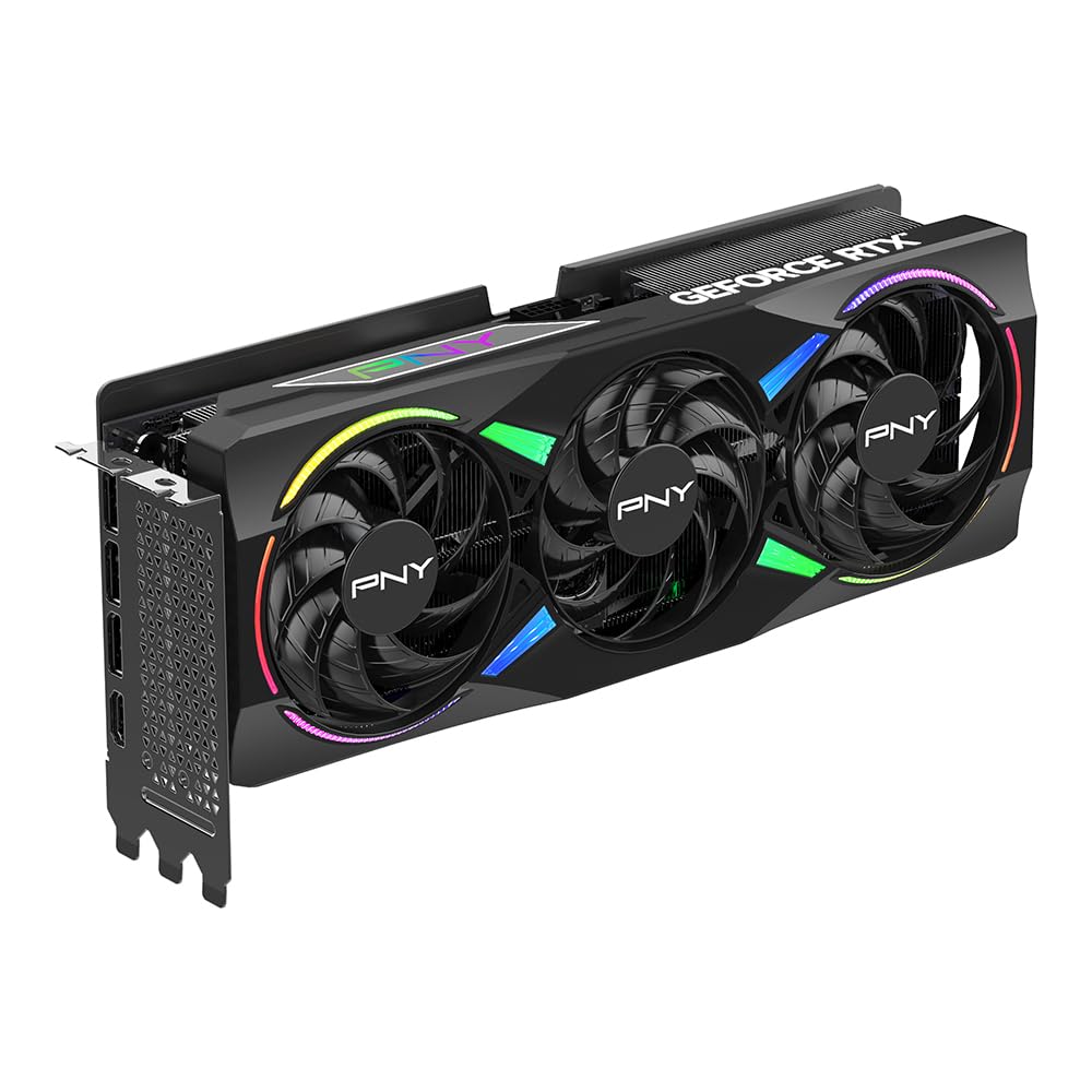 PNY Tarjeta Gráfica GeForce RTX™ 5070Ti 16GB ARGB OC DLSS 4 Triple Ventilador