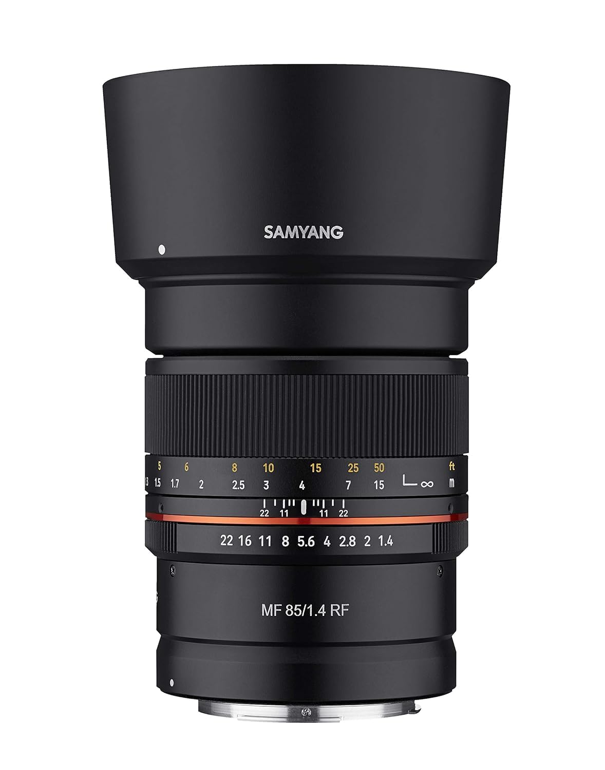 Samyang Lente telepoto de Alta Velocidad sellada para cámaras Canon R sin Espejo de 85 mm F1.4