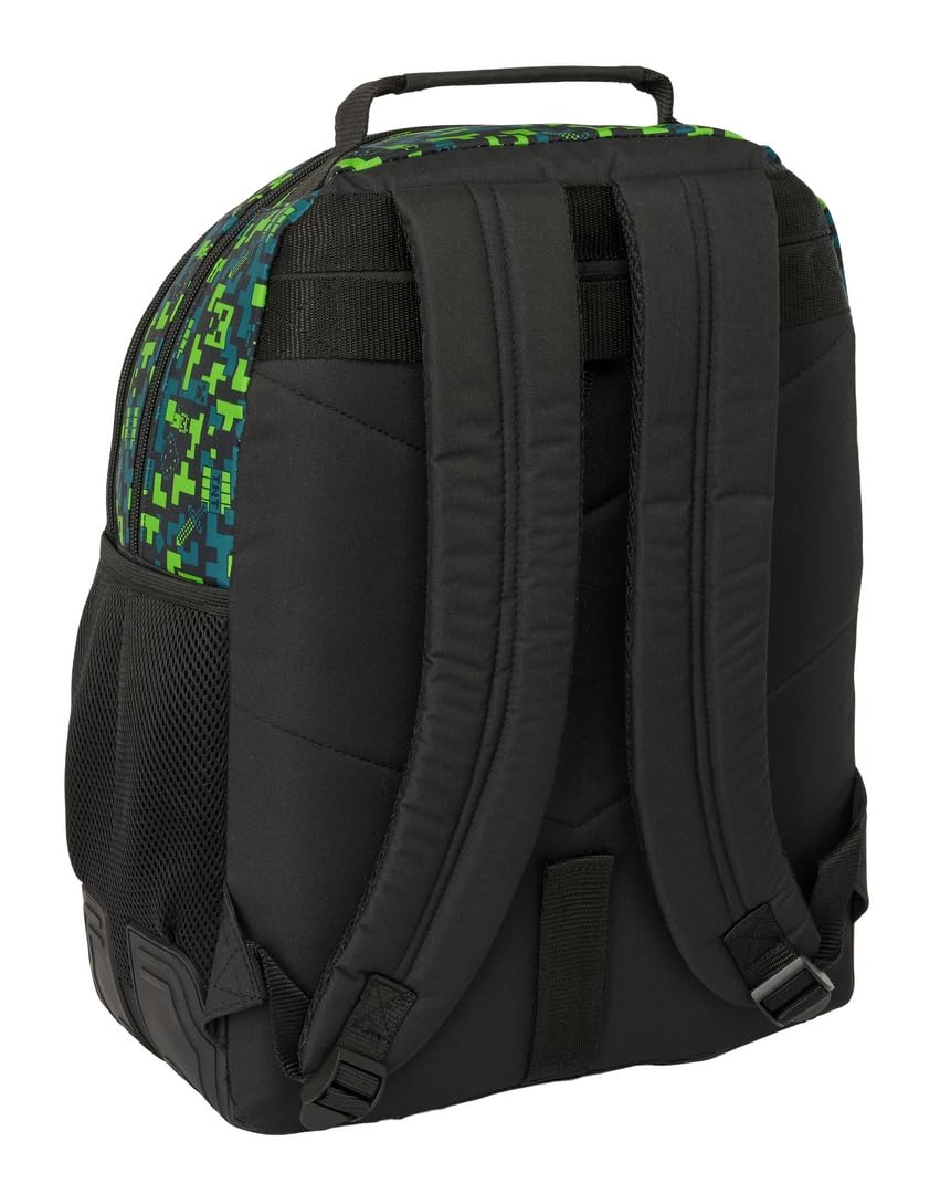 MINECRAFT TNT - Mochila Escolar Infantil, Ideal para Niños de Diferentes Edades, Cómoda y Versátil, Calidad y Resistencia, 32x15x42 cm
