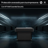 HP DesignJet T230 de 61 cm (5HB07D), Impresora de Gran Formato, Plotter, Estándar A4-A1, 68 Impresiones A1/h, Wi-Fi, Ethernet, USB, 2400x1200 dpi, Metal Reciclado, Garantía de 1 Año, HP Click, Negro