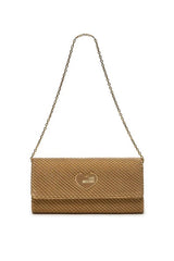 Love Moschino Bolso de Hombro Mujer Dorado Talla única