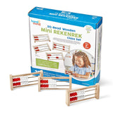 hand2mind-Learning Rekenrek-Juego de 20 Cuentas, Color Madera (Learning Resources 93429)