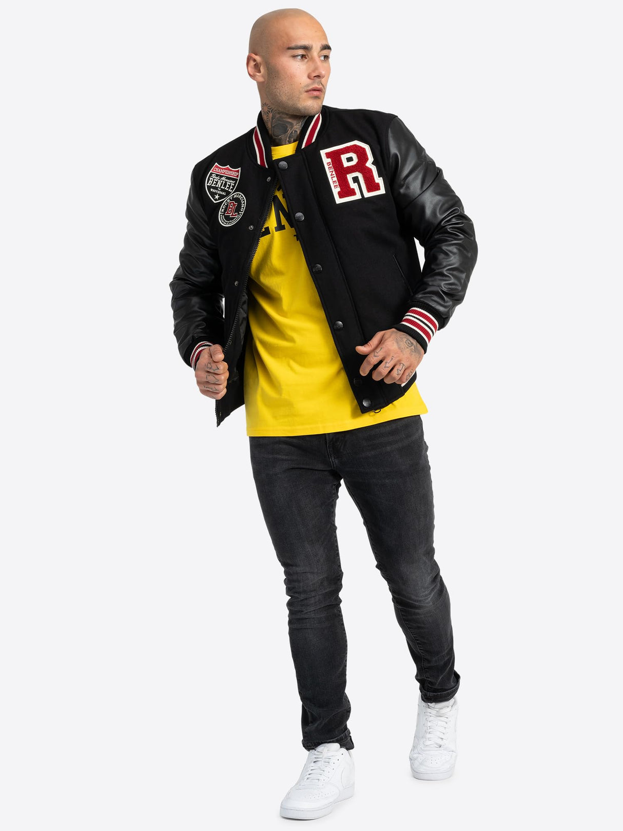BENLEE Rocky Marciano Francis Chaqueta, Hombre, Negro, XX-Large