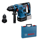 Bosch Professional BITURBO GBH 18V-34 CF - Martillo perforador combinado a batería (18V, 5,8 J, Ø máx. hormigón 32 mm, SDS plus, Connectivity, sin batería, en maletín)