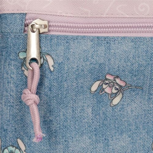 Disney Stitch You Are Magical Equipaje- Bolsa de Mensajero, Niñas, Azul