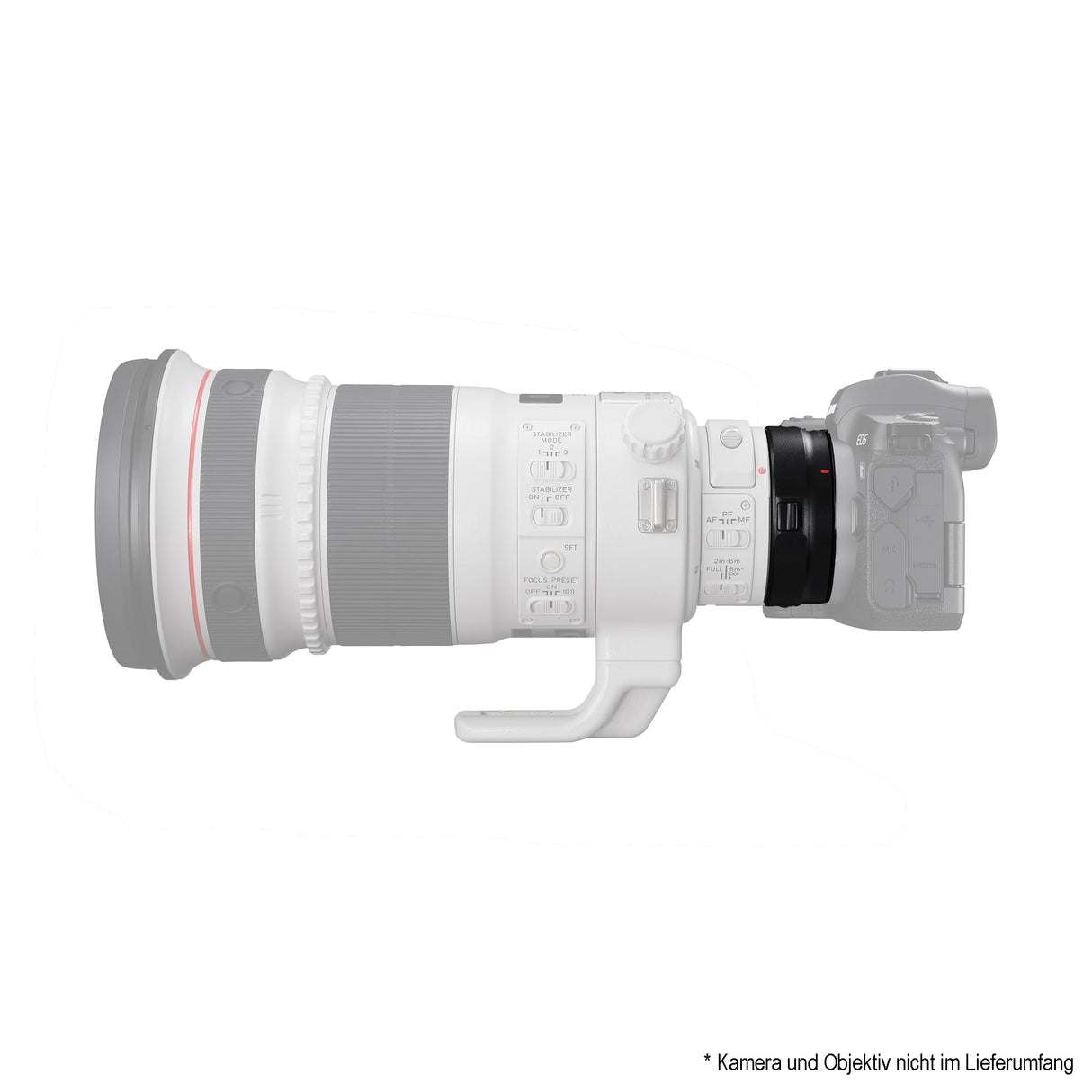 Canon EF-EOS R - Adaptor Montura para Objetivos EF y EF-S, Color Negro